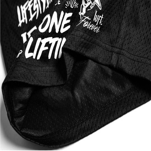 Custom Graphic Mesh Basketball Shorts Black Streetwear Gym Shorts Typography Print <b>Athletic</b> Quick Dry Unisex Sportswear - Product Image 4