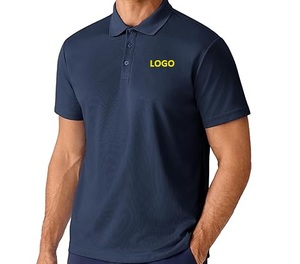 Men's Custom Design Breathable Knitted for Shirt Soft Cotton Short Sleeve Quick Dry Customizable Wholesale Available - Product Image 3