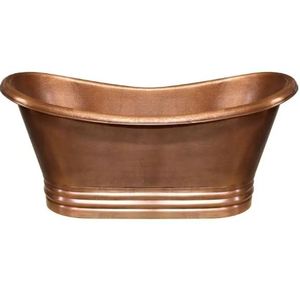 Bathtub At cheap Affordable wholesale price forLuxurious Villa Antique Copper Hammerred Copper Free Standing Hot Selling - Product Image 3