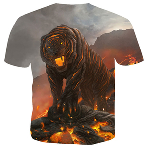 Camiseta de Poliéster 100% Sublimada en 3D, Camiseta Sublimada para Hombre, Venta al por Mayor, Diseño Personalizado, Camisetas Sublimadas para Hombre - Product Image 2