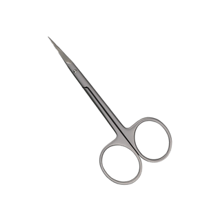 Ciseaux à cuticules russes KD.709 à lame courbée, finition sablée, durables, pour ongles et peaux mortes, vente directe usine - Product Image 2