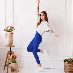 Custom Women's Fashion <b>Leggings</b> High Waist Full Length Spandex/<b>Polyester</b> Stretch Eco-Friendly Quick Dry Formal Fitness Yoga - Product Image 3