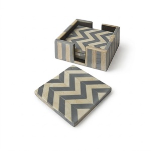 High Quality Bone Resin Beverage Coaster <b>Set</b> Decorative <b>Table</b> Mats Pads for Drinks Mugs Teacups Glasses Home Office <b>Dining</b> <b>Table</b> - Product Image 1