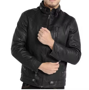 Chaqueta de Cuero para Hombre, Diseño 2026 |   Chaqueta de Cuero Vacuno Genuino de Alta Calidad para Streetwear |   Logotipo y Diseño Personalizados al por Mayor - Product Image 3