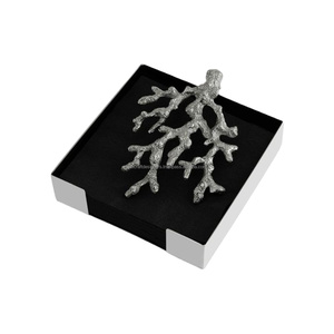 Latest Arrival Antler <b>Napkin</b> Stand Bar Hotel and Restaurants Table Decorative Tissue Holder Box <b>Silver</b> Coated Antique Design - Product Image 1
