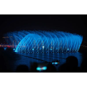 Fuente de Agua Musical LED Moderna de Lujo, Personalizable, de Acero Inoxidable y Piedra, para Jardín Exterior, Productos de Jardinería de Lujo - Product Image 5