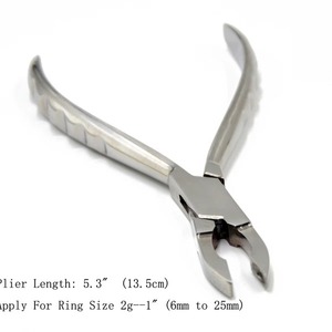 Surgical Steel Opening Closing Needle Ball Clamp <b>Plier</b> Different Open Shape Tweezers Piercing Professional Instrument <b>Set</b> - Product Image 3