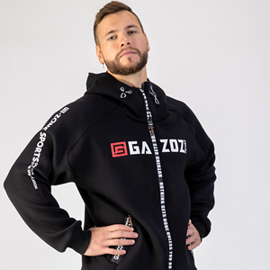 Conjunto de Sudadera con Capucha y Pantalones de Chándal con Serigrafía, Bordado, Apliques, Efecto Desgastado, Lavado Ácido y Estilo Acampanado - Product Image 5