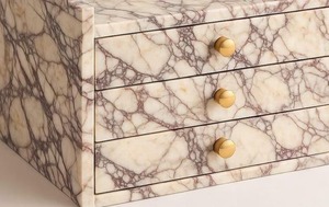 Boîte décorative en résine artisanale indienne, boîte à bijoux en résine, boîte à motifs - Product Image 4