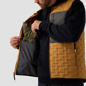 Dernier design, veste d'hiver matelassée pour homme de haute qualité avec col montant, logo frontal, imperméable et respirante - Product Image 5