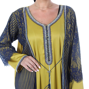 Elegante Vestido Jalabiya Estilo Dubái para Mujer, Holgado y Cómodo, Traje Islámico Maxi para Ramadán y Eid - Product Image 6