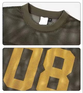 Camiseta Deportiva de Fútbol para Hombre, Diseño Personalizado 2026, Corte Regular, Cuello Redondo, Secado Rápido, Transpirable, Ecológica, Talla Grande - Product Image 4