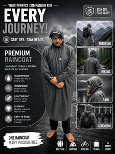 Impermeable Transparente Largo y Portátil de Alta Calidad para Hombre y Mujer, Unisex, de EVA, de Bangladesh - Product Image 1