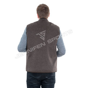เสื้อกั๊กสำหรับล่าสัตว์ ทำจากผ้าขนสัตว์แท้ 100% คุณภาพสูง พร้อมสีและขนาดที่ปรับแต่งได้ตามต้องการ - Product Image 6