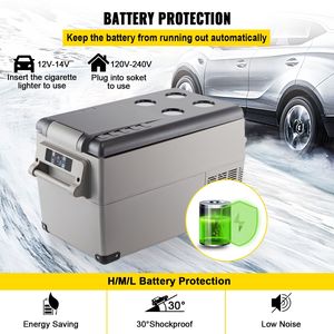Portatile 37 quarti (35 litri) 12 Volt auto frigorifero doppia zona 12/24v DC 110-240v AC App Control (-4 °F ~ 68 °F) per il campeggio - Product Image 6
