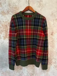 Jersey liso multicolor mezcla lana cuello redondo - Product Image 2