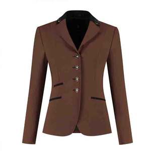 Veste d'équitation pour femmes, compétition équestre, confortable, légère, longue, en satin nylon, couleur personnalisable, personnalisable - Product Image 1