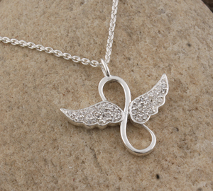 Collar con Colgante de Mariposa Plateada para Mujer, Elegante Collar de Cadena con Dije de Mariposa de Plata de Ley 925, Joyería al por Mayor - Product Image 3