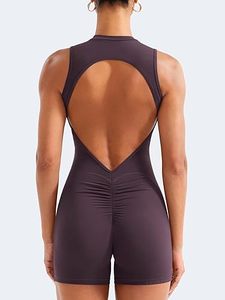 Compression Yoga <b>Leggings</b> with Flexible Spandex Knitted Fabric Solid <b>Pattern</b> Breathable for Women - Product Image 4