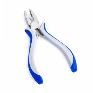 <b>Side</b> Cutters Jewelry Making Tool Blue Handle Carbon Steel Flush Cutting Nipper Precision Beading Crafting Wire Cutting Tool - Product Image 3