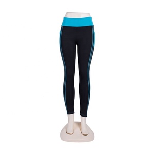 Ropa de mujer personalizada de alta calidad, mallas de gimnasio Unisex, mallas de Yoga de entrenamiento de cintura alta para mujer, pantalón de Yoga liso con bolsillos - Product Image 5