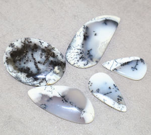 Opale Dendritique Cabochon Pierre Précieuse Taille Libre Pierre Libre Fourniture Fabrication de Bijoux Vente en Gros Fabricant en Gros - Product Image 2