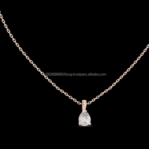 Collar de plata de ley S925 estilo boda de lujo con incrustaciones de circón pequeño colgante collar de clavícula joyería - Product Image 1