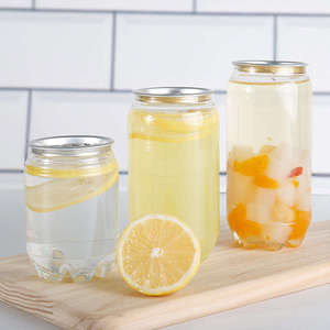 Unalilia 1000ml – Nouvelles canettes écologiques en PET pour boissons, avec impression personnalisée et anneau de tirage, faciles à ouvrir, pour bubble tea et jus - Product Image 2