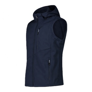 Vente en gros 2025 Veste de randonnée pour homme Veste coupe-vent à manches détachables Veste à capuche coupe extérieure Veste softshell à capuche pour homme - Product Image 4
