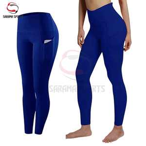 Leggings de sport taille haute effet push-up imprimé léopard dégradé, pour femme, idéal pour le yoga et la gym - Product Image 1
