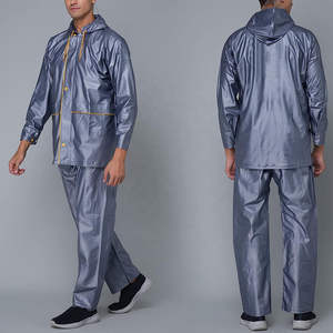 Customized Men's Women's High Visibility Waterproof Rain Suits Breathable Insulated Safety Construction <b>Work</b> Suit - Product Image 1