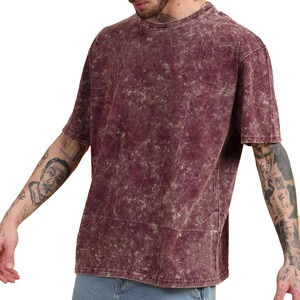 เสื้อยืดผู้ชายแขนสั้นลายมัดย้อม ผ้าถัก แห้งเร็ว คอกลม ทรงปกติ สวมใส่สบาย - Product Image 3
