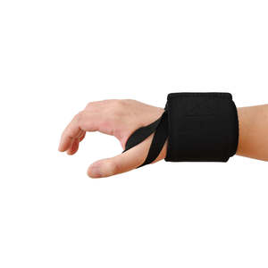 Bandes de poignet rigides et épaisses pour haltérophilie et powerlifting, accessoires de gym robustes avec logo personnalisé pour livraison directe - Product Image 1