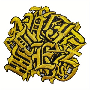 Factory Direct Custom Embroidery <b>Patches</b> Bulk Wholesale Iron <b>On</b> <b>Sew</b> <b>On</b> Badges Applique for T Shirts Hoodies - Product Image 3