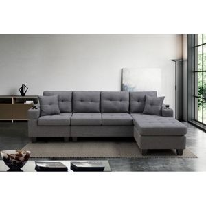 Divano Componibile con Chaise Longue - Product Image 1