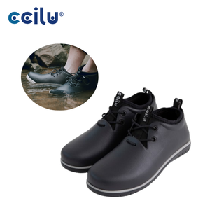 Bottes d'hiver noires à bout fermé de marque personnalisée pour hommes pour l'automne et le printemps Vente en gros directe de Chine - Product Image 1