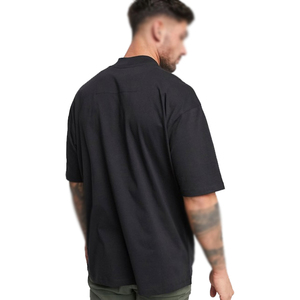 เสื้อยืดผู้ชายผ้าหนาไซส์ใหญ่ คอสูง แบบเรียบ รุ่นขายดีปี 2026 รับสั่งทำ - Product Image 2