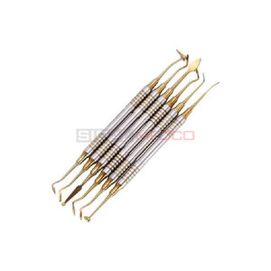 Juego de 6 Espátulas Dentales Manuales Ergonómicas con Mango Ligero y Puntas de Acero Inoxidable Alemán para Mezclar con Precisión y Facilidad - Product Image 4