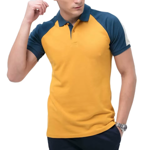 Polo de qualité en tissu mélangé coton, coupe classique, confortable, pour un usage quotidien décontracté, gamme de vêtements - Product Image 5