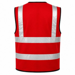 High Visibility Safety Vest Reflective <b>Mesh</b> Breathable Fabric Construction Workwear Custom Logo Wholesale Bulk Order - Product Image 3