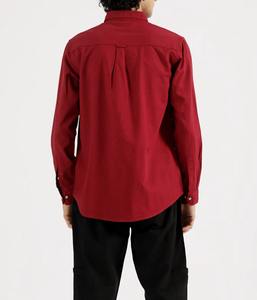 Chemise noire unie à manches longues pour homme, chemise élégante à manches longues pour homme, chemise décontractée chic à manches longues pour homme, chemise ajustée pour homme - Product Image 2