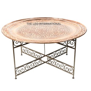 Wholesale Bulk Trendy Furniture Gold Plated Iron Modern Coffee <b>Tables</b> for Living Room Bedroom Handmade Customized - Product Image 1