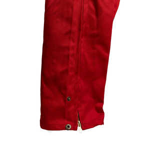 Overoles pequeños rojos Premium Hi Vis Producto de seguridad de alta visibilidad con cremallera en la pierna - Product Image 5