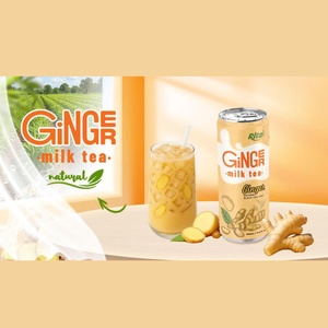 Bebida de Té con Leche y Jengibre Rita, Té Negro Natural con Hojas de Jengibre Picante, Lata de 320 ml, Venta al por Mayor, OEM, ODM - Product Image 4