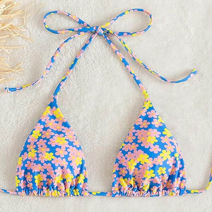 Women's Customized Print Two-Piece <b>Bikini</b> <b>Set</b> Breathable Quick Dry Backless Beachwear Summer Swimwear - Product Image 5