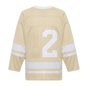 Maillot de hockey sur glace personnalisé en gros, nom d'équipe professionnel personnalisé, tissu en maille respirant, maillot de sport pour hommes, vêtements de sport de haute qualité - Product Image 2