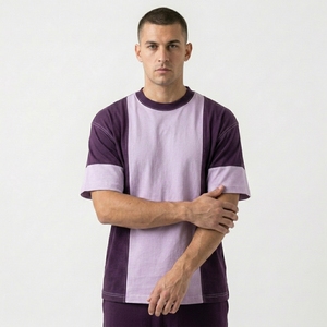 T-shirt décontracté pour homme avec logo personnalisé, en coton biologique, pour la gym et le streetwear, vente en gros en vrac, prix d'usine - Product Image 5