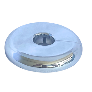 FGP0002 Placa de pared dividida CTS de 1/2 pulgada, 2-1/2 pulgadas de diámetro exterior, moderna, de plástico, para montaje en pared - Product Image 4