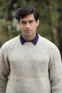 Pull en laine Cozy Denmin pour homme, cardigan tricoté à manches longues, coupe ample, personnalisable, hiver uni - Product Image 4