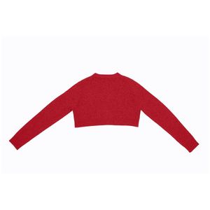 ODM OEM cárdigan de moda china de otoño para mujer hecho a medida holgado de manga larga cuello redondo tejido de punto fino 100% Merino - Product Image 3